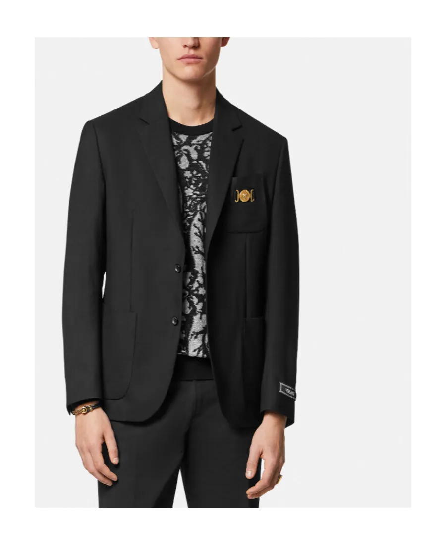 Single-Breasted Tailored Blazer