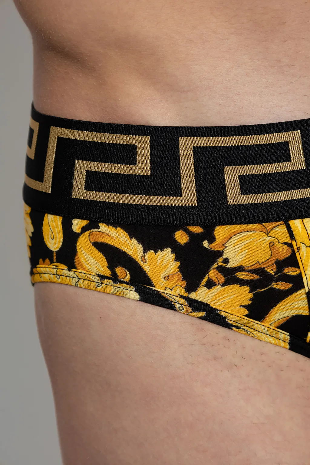 Barocco-Printed Elasticated Waist Briefs