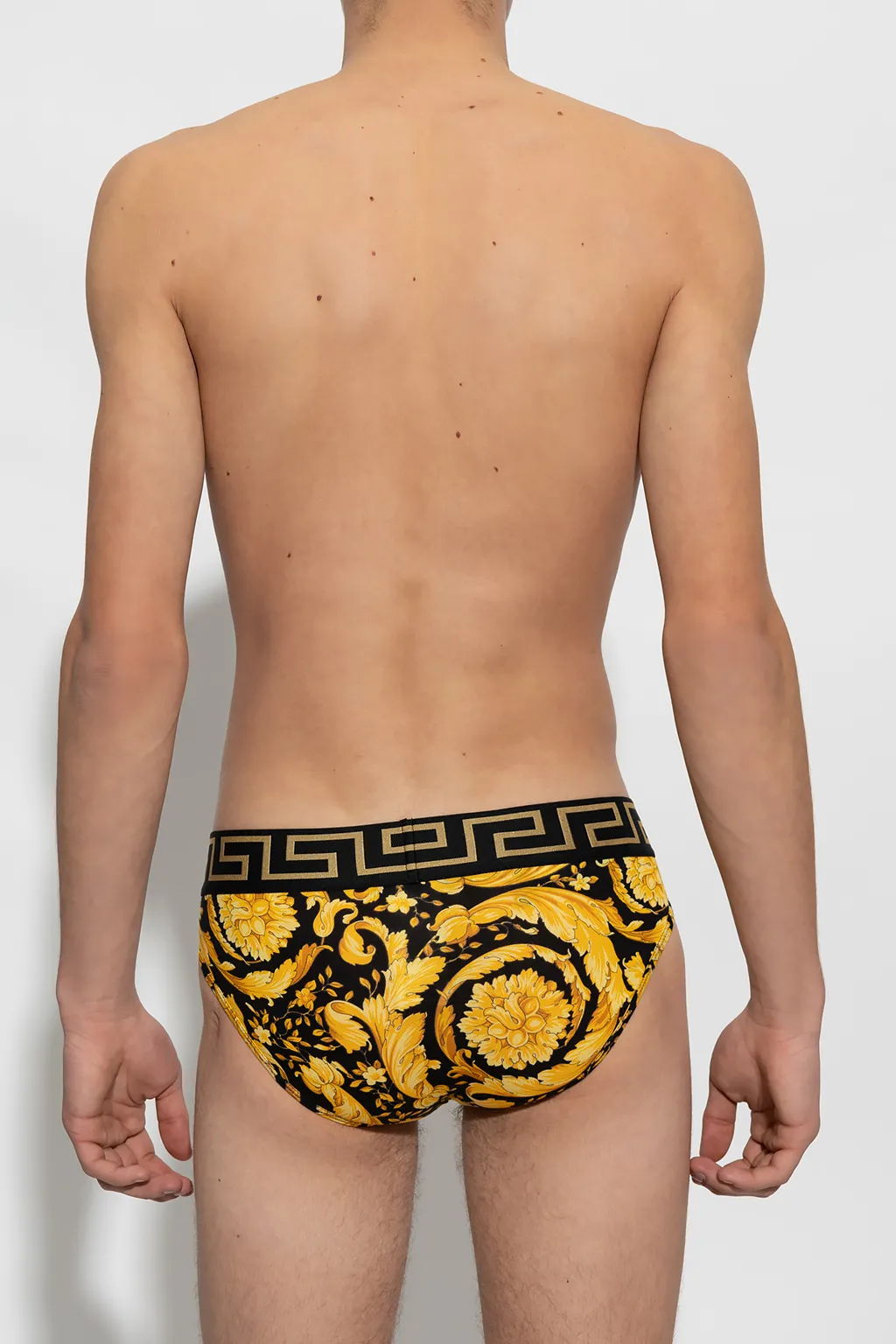 Barocco-Printed Elasticated Waist Briefs