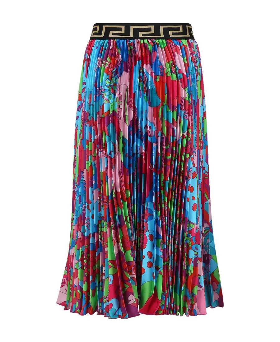 Floral Printed High Waist Skirt