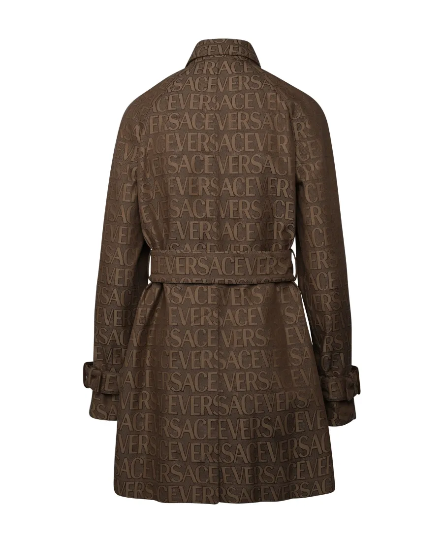 Long-Sleeved Belted Coat