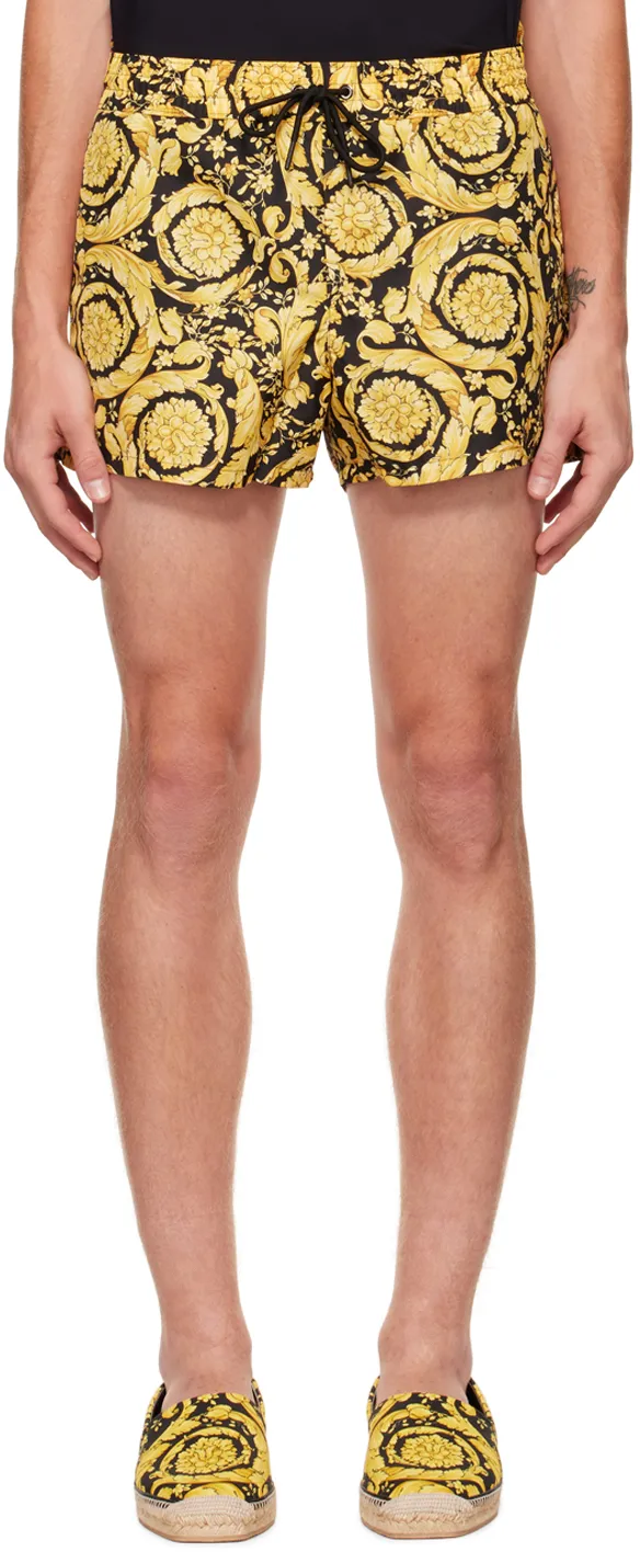 Barocco Printed Swim Shorts