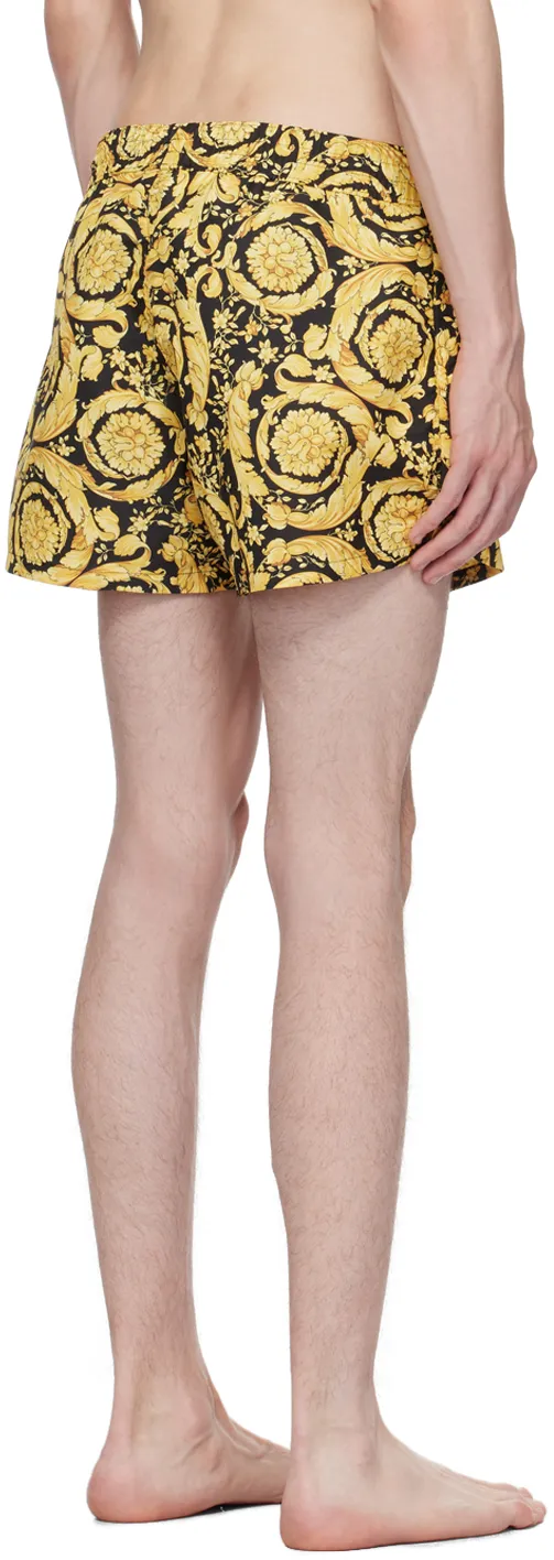 Barocco Printed Swim Shorts