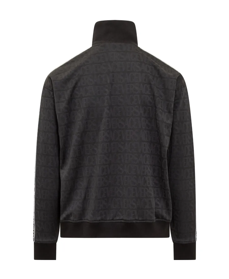 Long-Sleeved Zipped Sweatshirt
