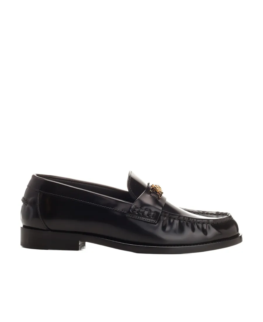 Logo-Plaque Slip-On Loafers
