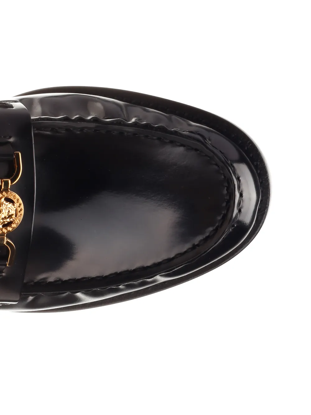 Logo-Plaque Slip-On Loafers