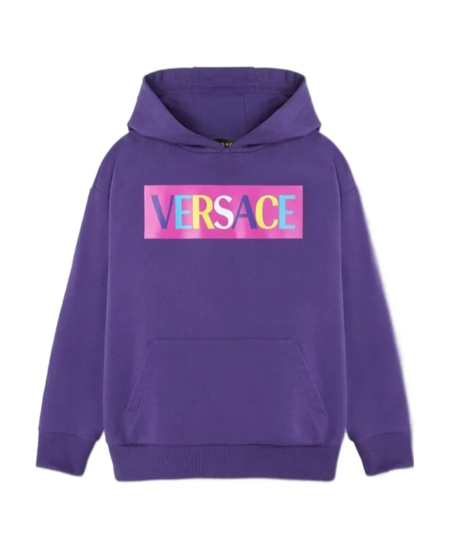Kids Logo-Printed Jersey Hoodie