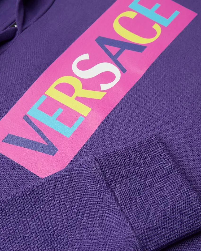Kids Logo-Printed Jersey Hoodie