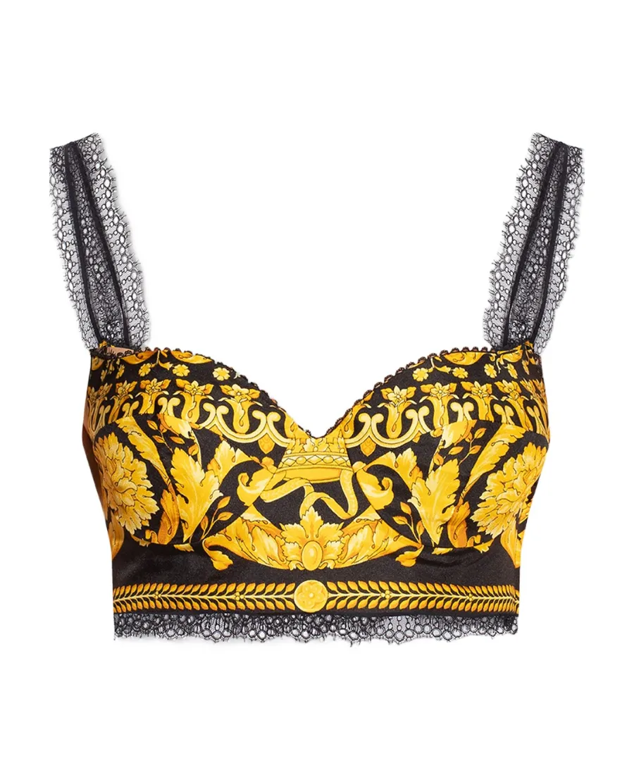 Baroque Pattern Cropped Top
