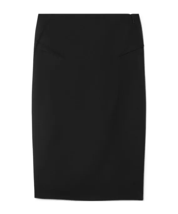 Asymmetric-Designed Pencil Skirt