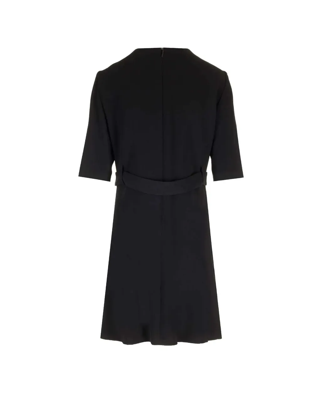 Medusa Short-Sleeved Pleated Dress