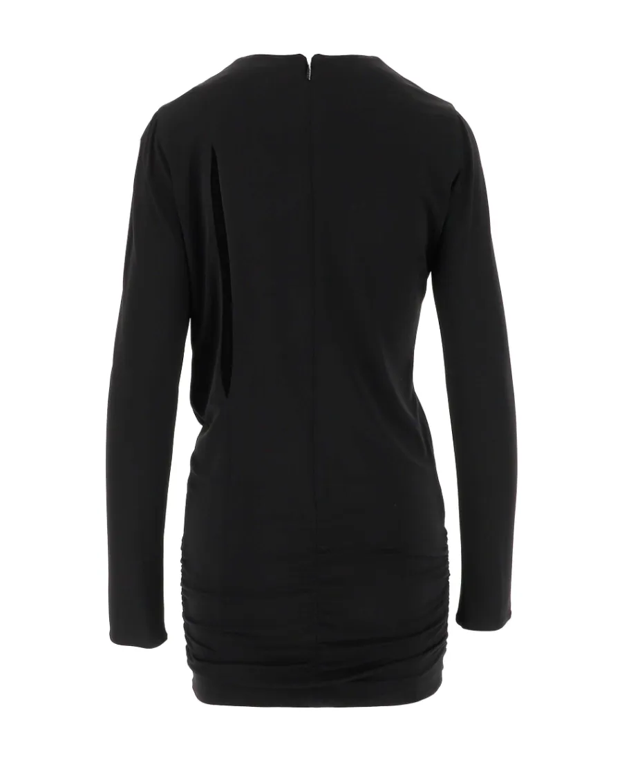 Cut-Out Long Sleeved Mini Dress