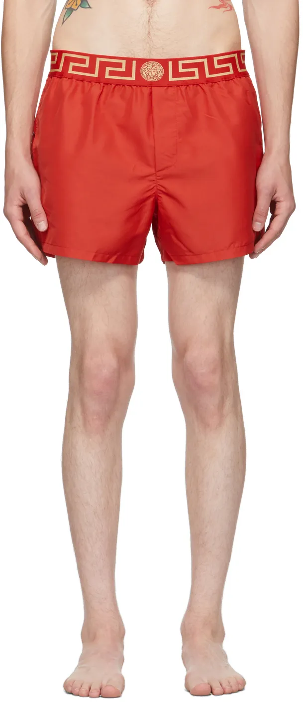 Greca Boarder Swim Shorts