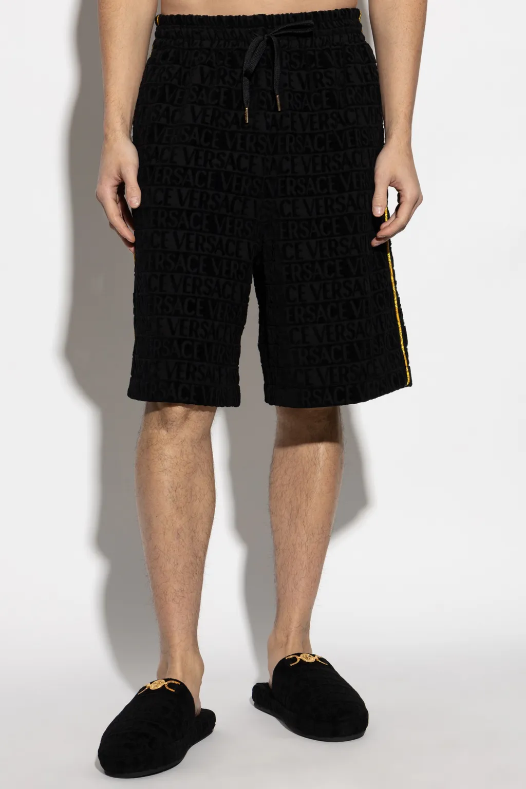Drawstring Elastic Waist Shorts