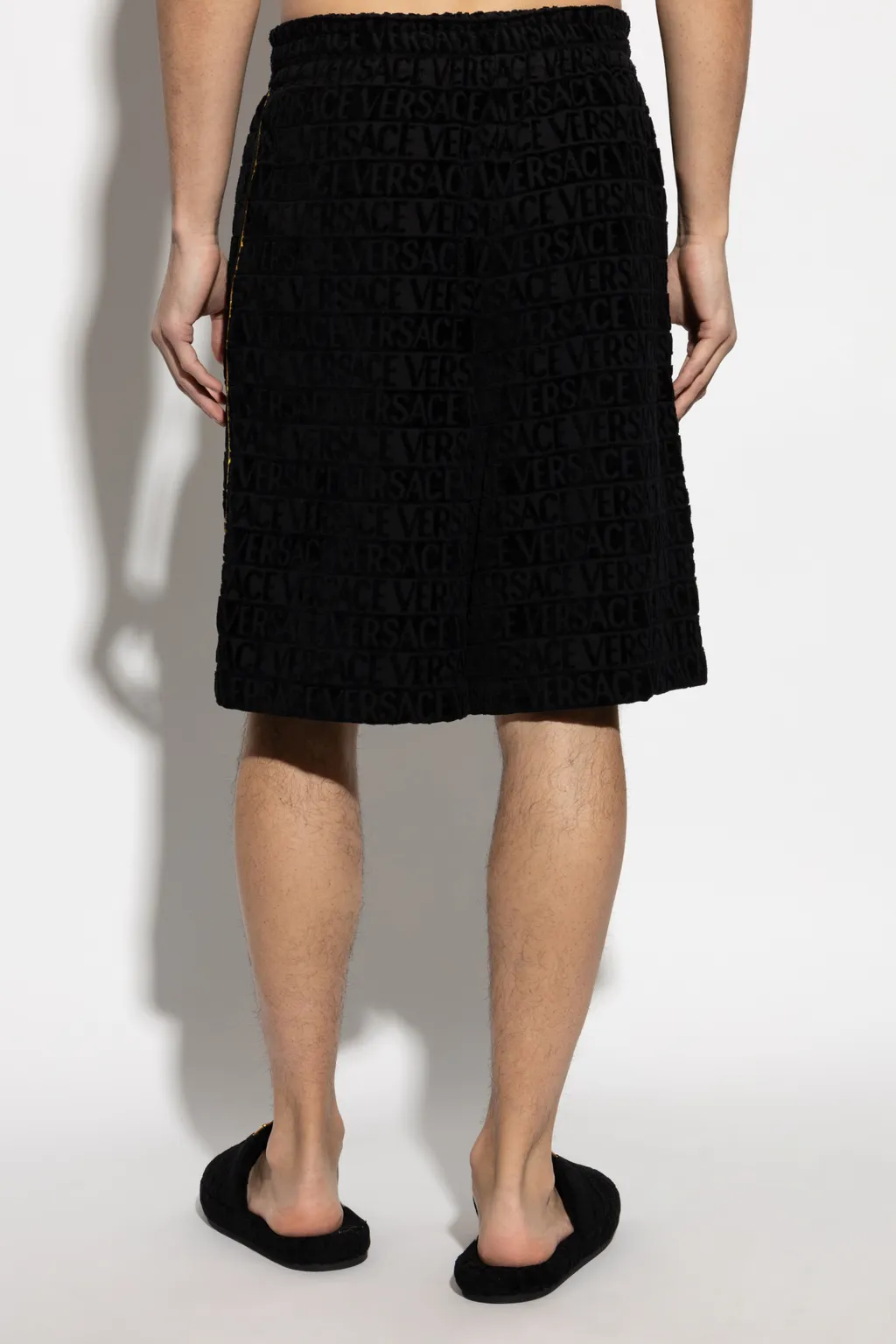 Drawstring Elastic Waist Shorts