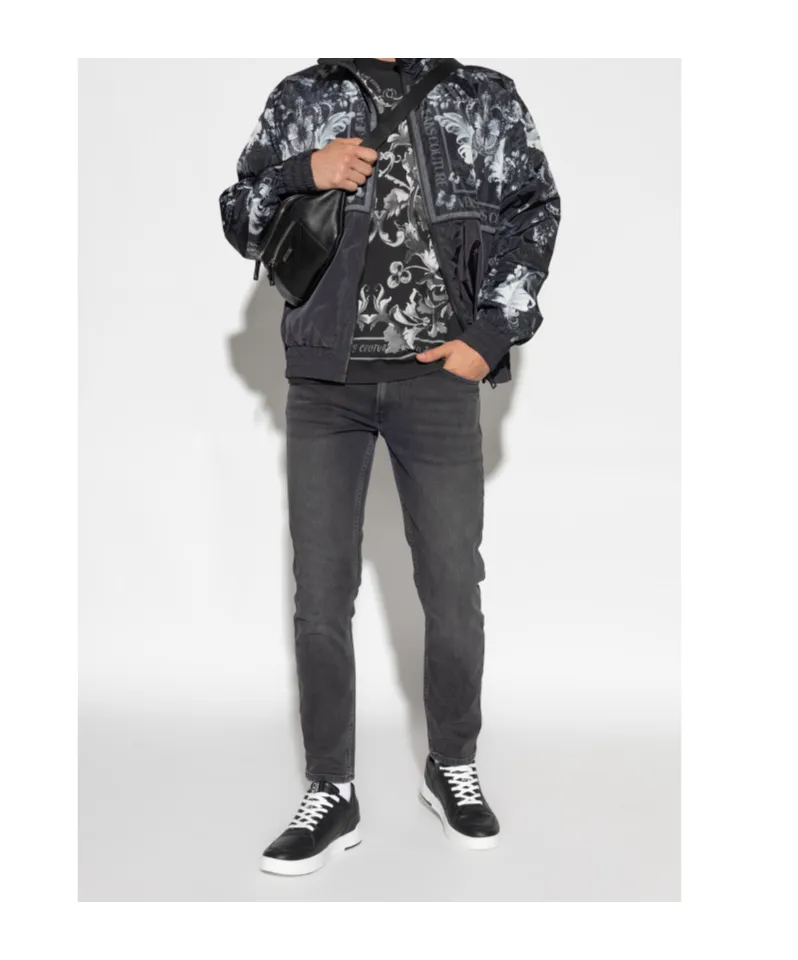 Barocco Print Crewneck T-Shirt