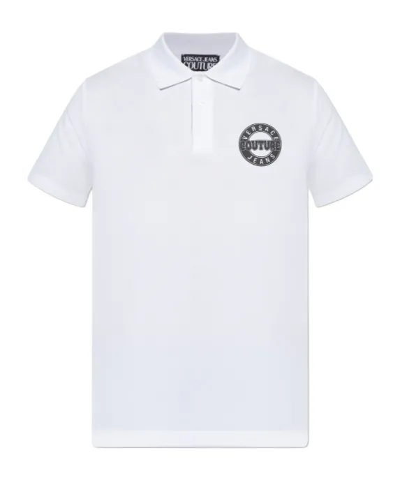 Logo Print Short-Sleeved Polo Shirt