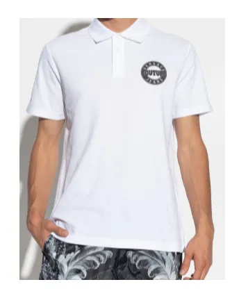 Logo Print Short-Sleeved Polo Shirt