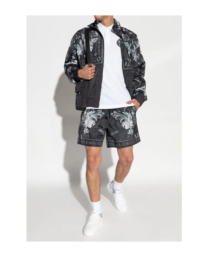 Logo Print Short-Sleeved Polo Shirt