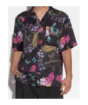 Colorful Print Short-Sleeved Shirt