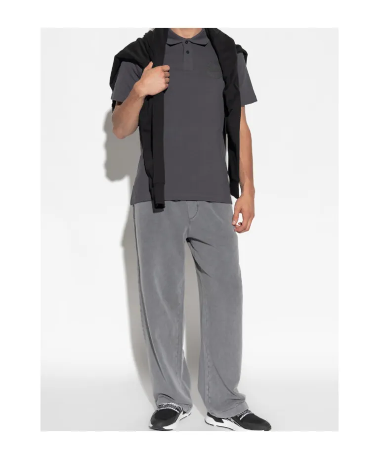 Logo Print Short-Sleeved Polo Shirt