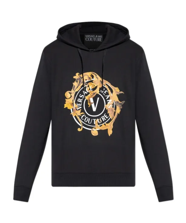 Logo Printed Drawstring Hoodie