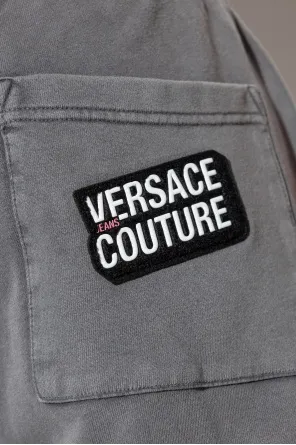 Logo Patch Wide-Leg Sweatpants
