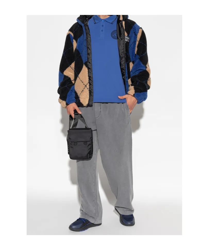 Logo Patch Wide-Leg Sweatpants