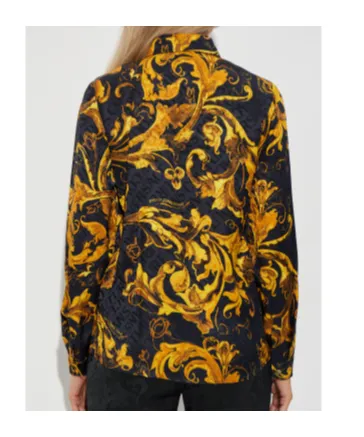 Barocco Pattern Long-Sleeved Shirt