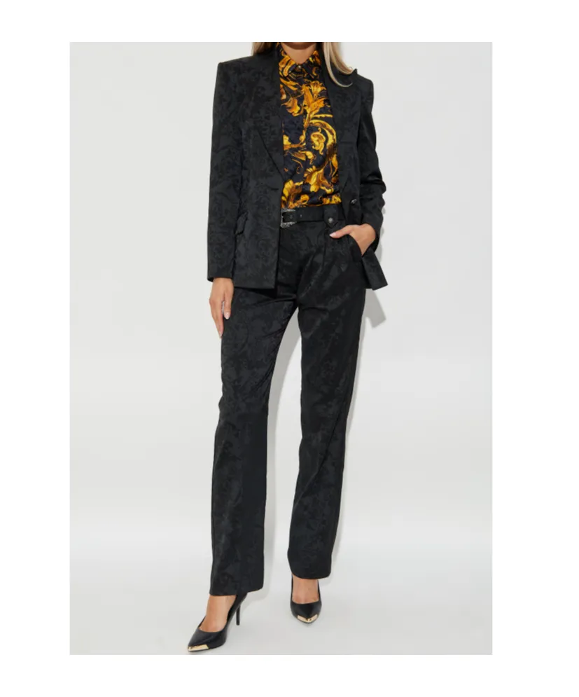Barocco Pattern Long-Sleeved Shirt