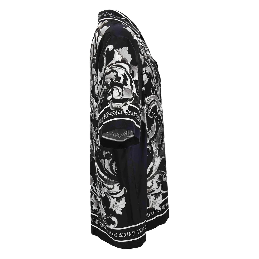 Barocco Print Short-Sleeved Shirt