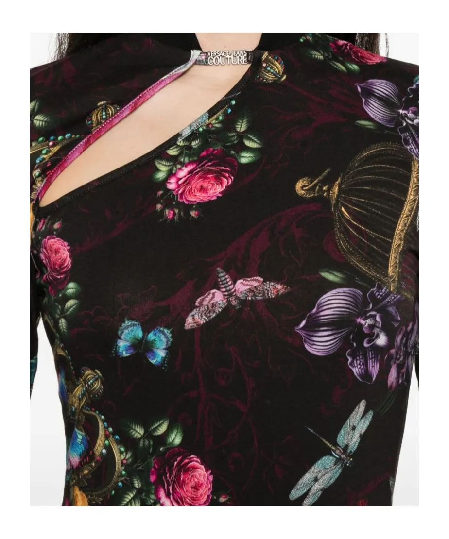 Floral-Print Mini Dress