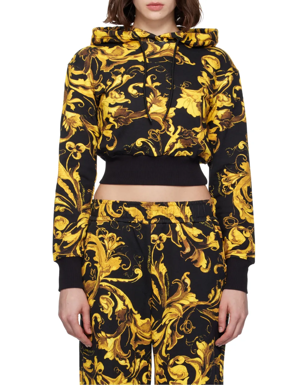 Barocco-Print Hoodie