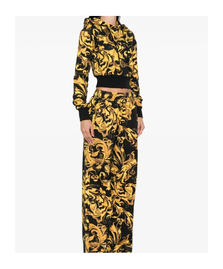 Barocco-Print Hoodie