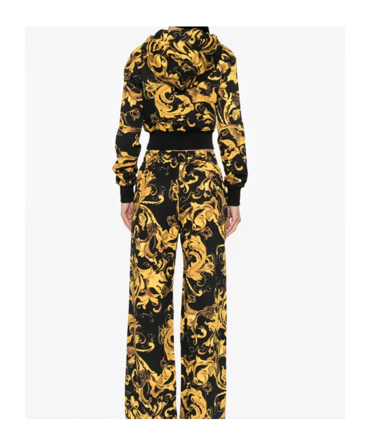 Barocco-Print Hoodie