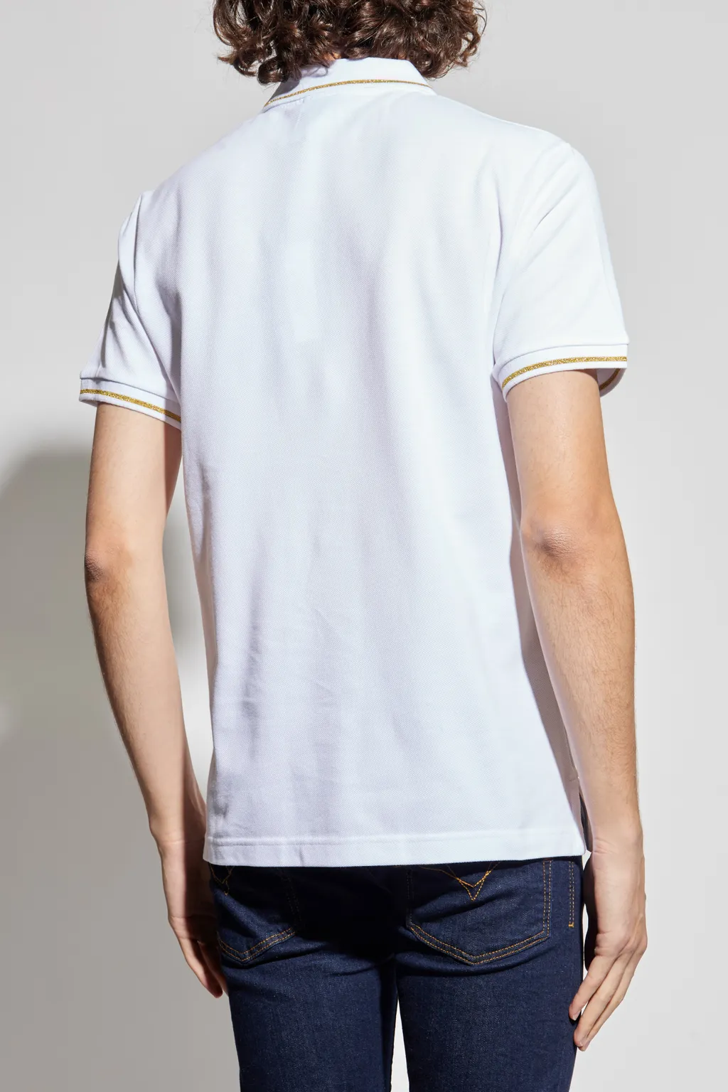 Logo Embroidered Short-Sleeved Polo Shirt