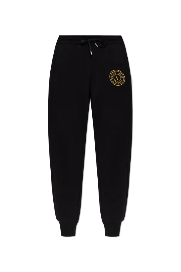 Logo-Plaque Drawstring Trousers