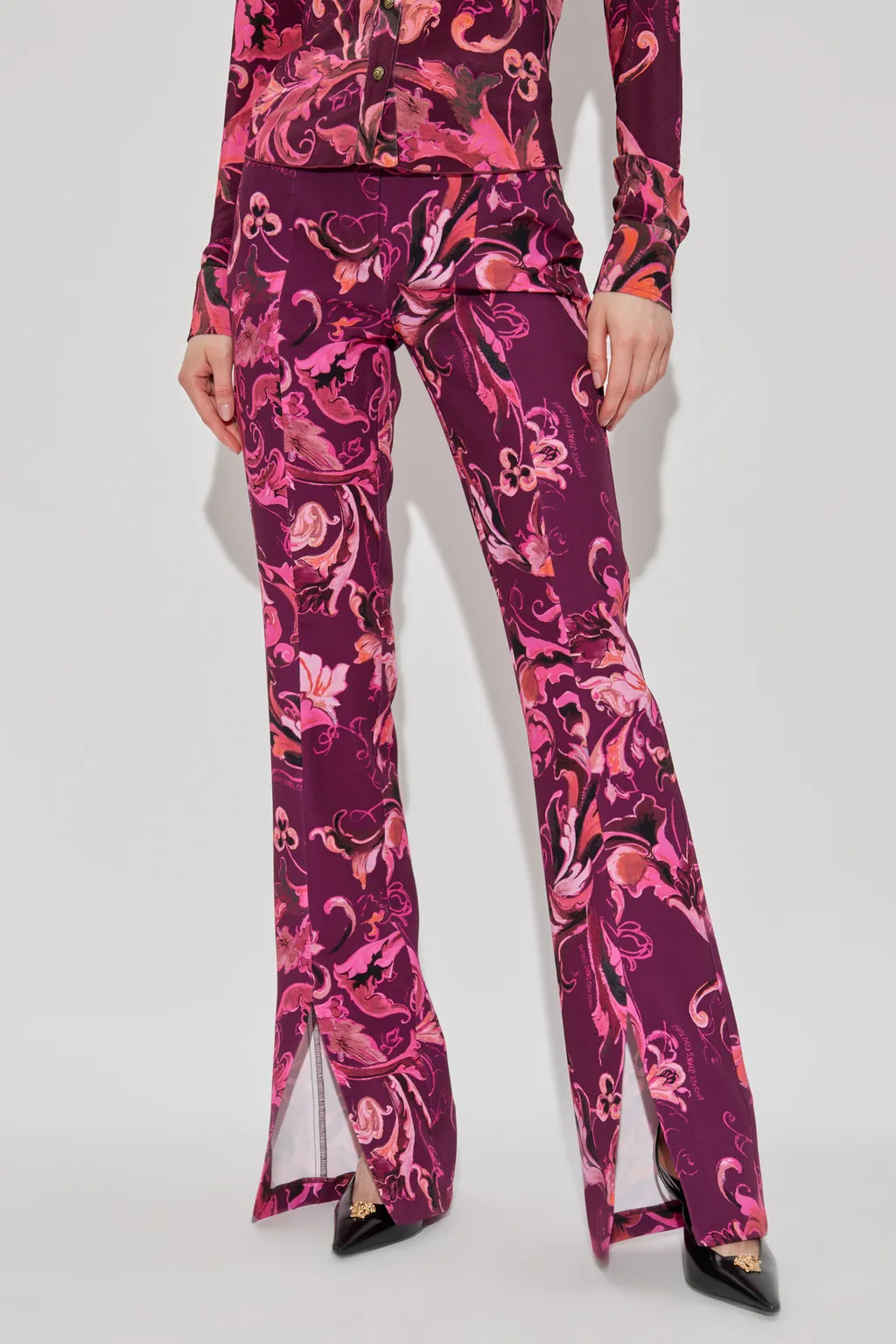 Barocco-Print Trousers