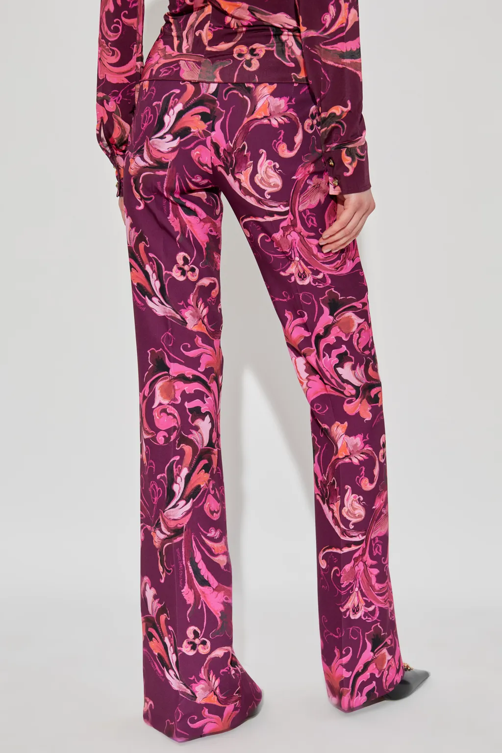 Barocco-Print Trousers