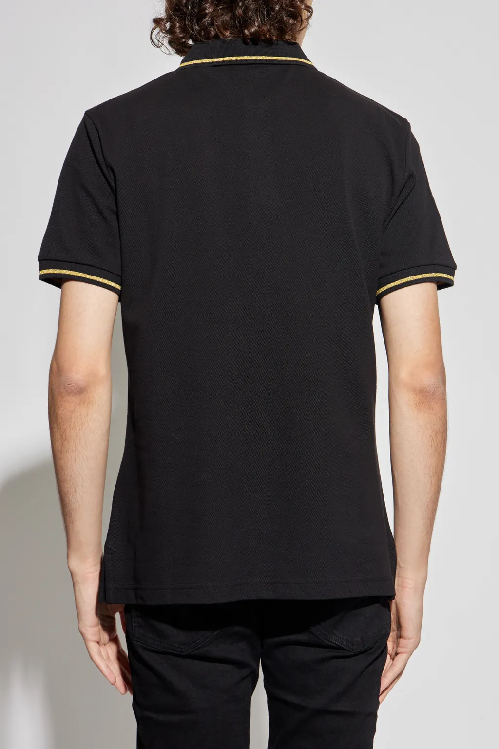 Logo Embroidered Short-Sleeved Polo Shirt