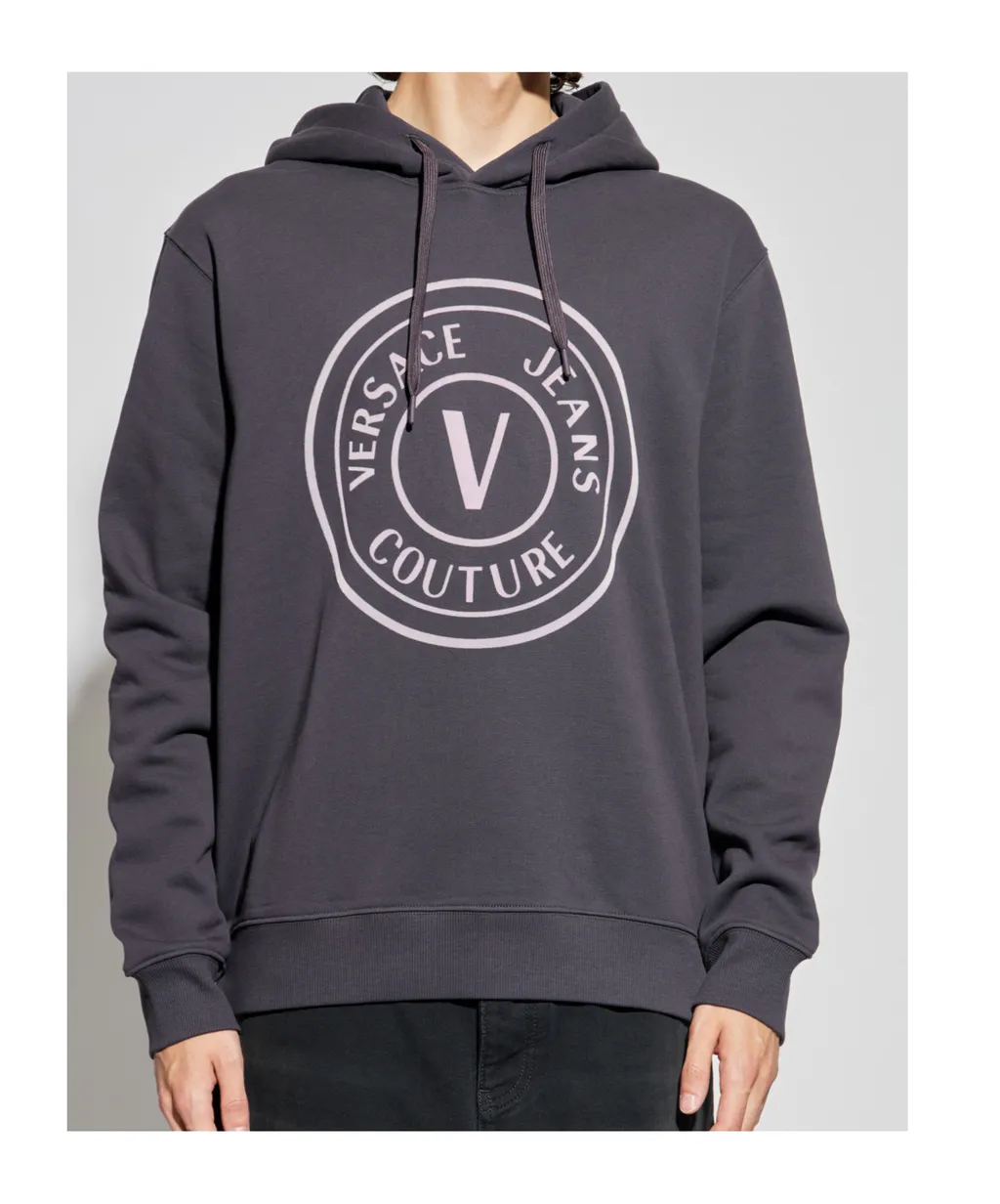 Logo Printed Drawstring Hoodie