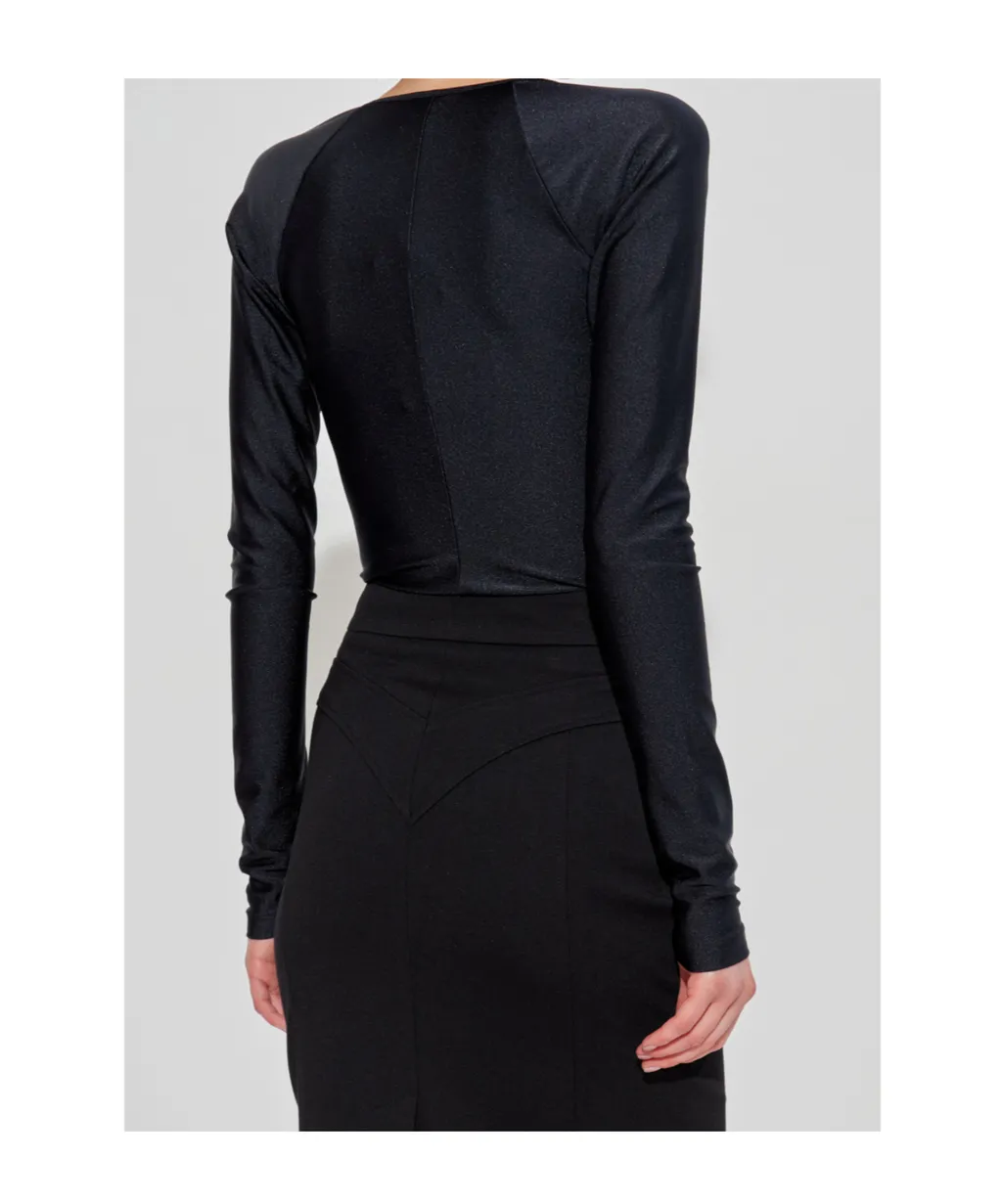 Keyhole Long-Sleeve Bodysuit