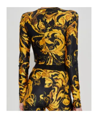 Barocco-Print Bodysuit
