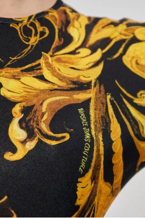 Barocco-Print Bodysuit