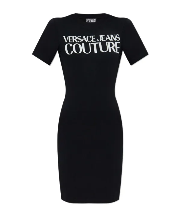 Logo Print Dress