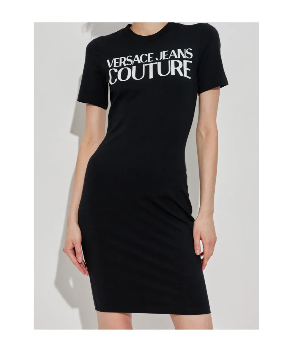 Logo Print Dress