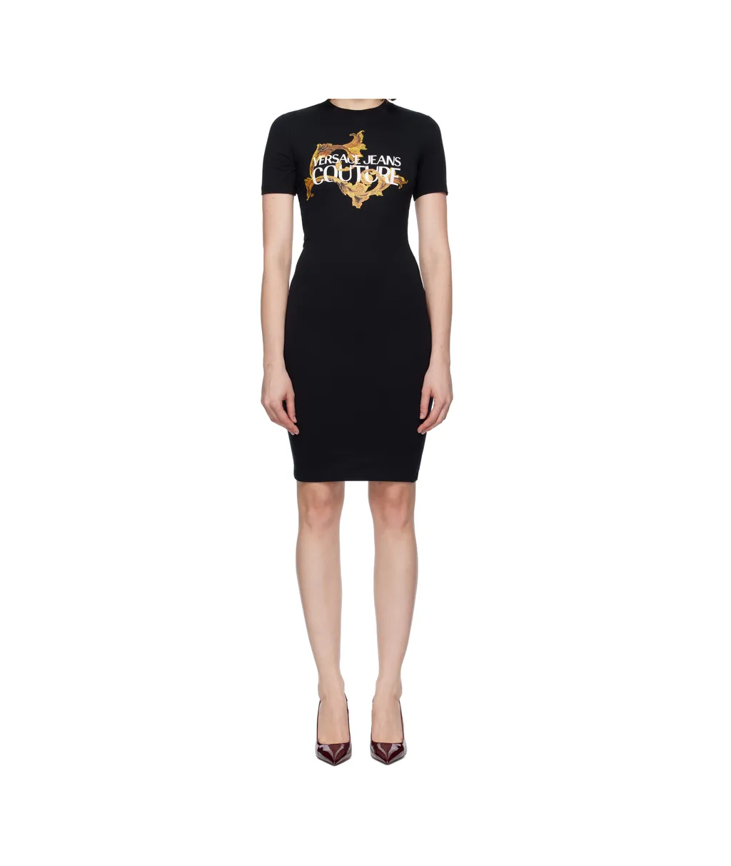 Logo-Print Dress