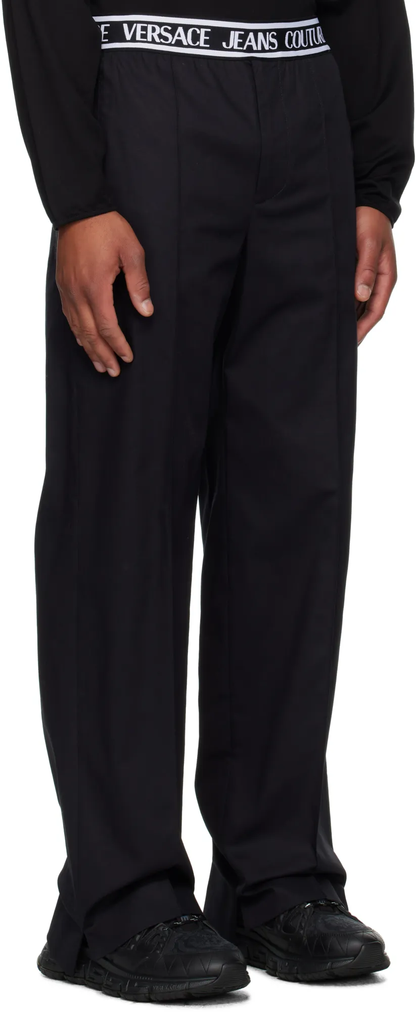 Elastic Waist Casual Pants