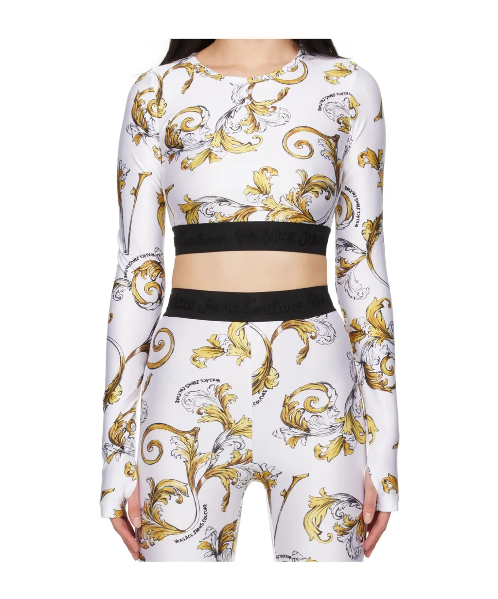 Barocco-Print Top