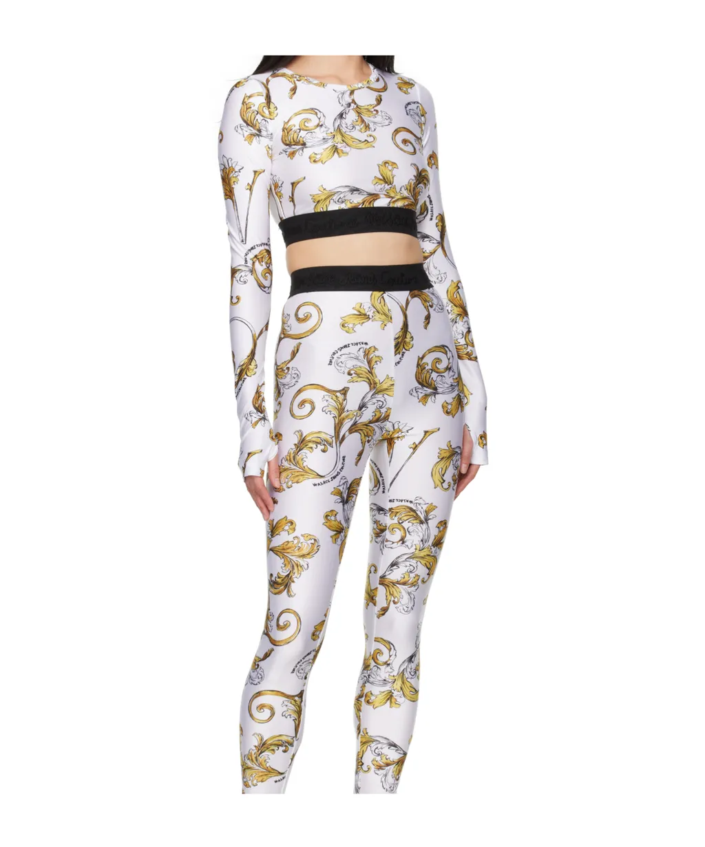 Barocco-Print Top